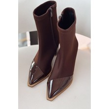 I Love Shoes Mivora Streç Acı Kahve Kadın Bot
