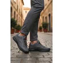 Walkway Füme Suni Deri Erkek Spor Ayakkabı Mosk 2049 M