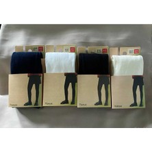 Düven Pamuklu 4'lü Kız Çocuk Cotton Renkli Külotlu Çorap