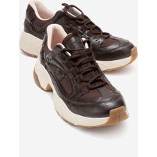 Luvi Letty Kahverengi Baskı Scuba Kadın Spor Ayakkabı