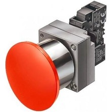 Schneider Siemens 3SB3603-1CA21, 22MM Metal Yuvarlak Komple Ünite Kombinasyonu: ​​basma-Çekme Düğmesi 40MM Mandallamalı Çekme-Açma Mekanizması. Vida Terminal, Kırmızı Tutucu Ile 1nc !!!