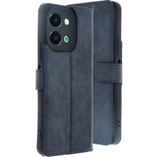 Erbar Vivo Y28 Kılıf Trend S Plus Kapaklı Kılıf - LACIVERT-(5796) - M507R256-K77507