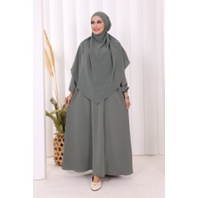 Bym Fashion Sufleli Elbise Takım 6044 Mint