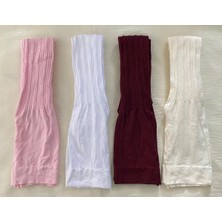 Düven 4 Adet Renkli Desenli Orta Kalın Mevsimlik Kız Çocuk Külotlu Çorap