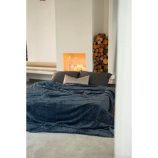 La Notte Çift Kişilik Battaniye Denim