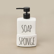 Mien Soap Sıvı Sabunluk - Beyaz / Siyah