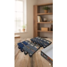 Dündar Modal Erkek 4 Mevsim Çorap; 40-44 ; Asorti 12'li Kutu