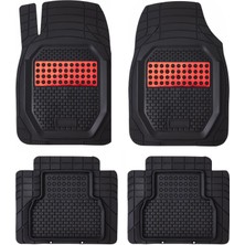 Eucourn Citroen C5 2001-2007 Model 4d Pro Line Kırmızı Havuzlu   Paspas