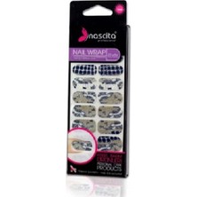 Mena Rise Nascita Renkli Kare Desenli Yapıştırma Oje (20'li)