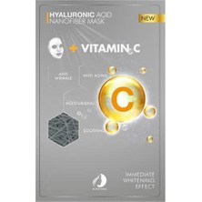 Mena Rise Nafima Hyalüronik Asit + Vitamin C Nanofiber Kozmetik Yüz Maskesi