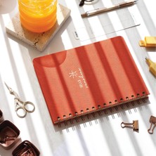 Mena Rise A5 Spiralli Sert Kapak Noktalı Tarihsiz Not Defteri