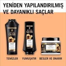 Mena Rise Gliss Ultimate Repair Saç Bakım Maskesi 400ML, Çok Yıpranmış ve Kuru Saçlar