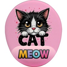 Mena Rise Meow Bilek Destekli Mouse Pad