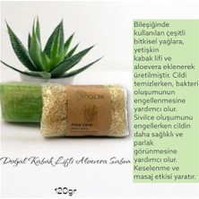 Mena Rise Miglow Doğal Kabak Lifli Aloe Vera Sabunu, Masaj Etkili, Bitkisel Özler Içeren, 120GR