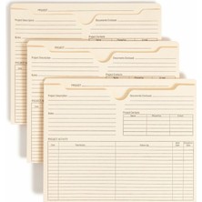 Mena Rise Proje Dosyası Ceketi, Güçlendirilmiş Düz Kesim Tab, Önceden Basılmış Ön, Arka ve Sekme, 2 Inç Genişletme, Mektup Boyutu, Manila, Kutu Başına 50 (75622)