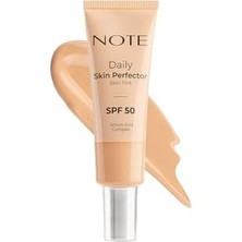 Mena Rise Note Daily Skin Perfector Skin Tint 140 Spf 50 Ton Eşitleyici Doğal Bitişli Renkli Nemlendirici