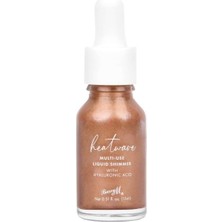 Mena Rise Barry M Heatwave Multi-Use Liquid Shimmer Hyaluronik Asitli Likit Aydınlatıcı Allık Fiery