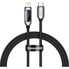 Mena Rise Hızlı Şarj Kablosu Type-C To Ip 20W, 1m, Siyah