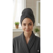 Düğme Lastikli Havlu Bone , Saç Bone ,pamuklu Saç Bone , Bukle Baş Havlusu ,saç Kurutma Bonesi