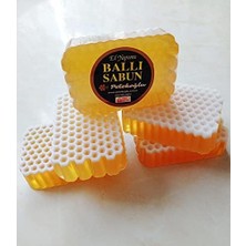 Mena Rise Petekoğlu (5 Adet) El Yapımı Sırlı Petek Formlu Gerçek Polenli Ballı Doğal Bitkisel Gliserinli Sabun