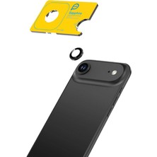 Piili iPhone 17 Air Safir Lens Koruyucu - Siyah