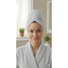 Düğme Lastikli Havlu Bone , Saç Bone ,pamuklu Saç Bone , Bukle Baş Havlusu ,saç Kurutma Bonesi