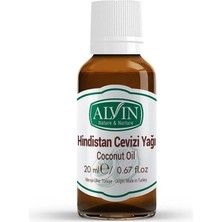 Mena Rise Alvin Hindistan Cevizi Yağı, Soğuk Sıkım,yüzde Yüz Saf ve Doğal, 20 ml