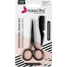 Mena Rise Nascita Profesyonel Kaş Bakım Seti Makas, Mini Tarak