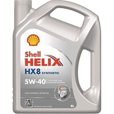 Shell Helix Hx8 5W40 4 Litre Tam Sentetik 2025