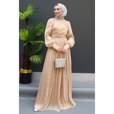 Giza Store Ipek Tesettür Elbise Bal Köpüğü