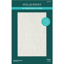 Mena Rise Papercrafts, Inc 3D Kabartma Klasörü Beau Bloom, Opak