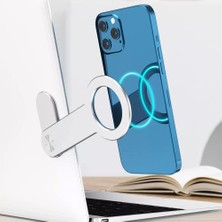 Mena Rise Aluminyum Yapışkanlı Mıknatıslı Ile Uyumlu Bölme Tablet, Dizüstü Bilgisayar Ekranı, Laptop Ekranı Telefon Tutucu Monitör Standı