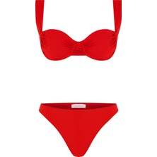 Aquella Balenli Kırmızı Bikini