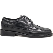 Danacı Kösele 906 Erkek Klasik Ayakkabı - Siyah Rugan