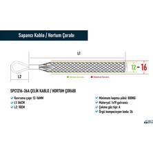 SPC1216-26A Çelik Kablo / Hortum Çorabı