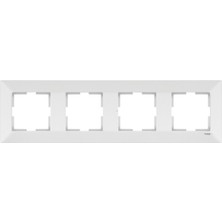 Viko Meridian Beyaz Dörtlü Çerçeve - 90979004 (10 Adet)