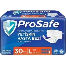 Prosafe Hasta Bezi Belbantlı Large 30'lu 2 Adet