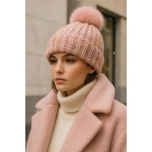 Remsa Ponpon Detay Kadın Bere RKŞ-1142 Pudra