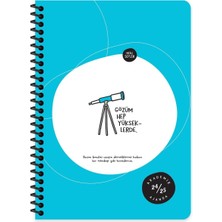 Mena Rise Şeyler A5 Spiralli Akademik Ajanda - Gözüm Yükseklerde