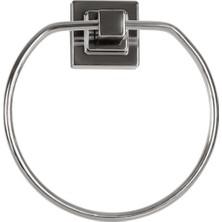 Mena Rise Piramit Yapışkanlı Yuvarlak Havluluk - Metal Havlu Askısı