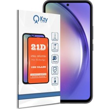 Mena Rise Kzy Iletişim Galaxy A54 Tam Kaplayan 21D Temperli Ekran Koruyucu Cam