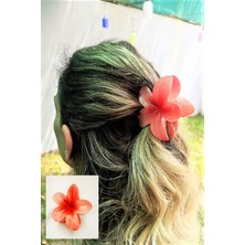 Mena Rise Narçiçeği Lotus Çiçek Parlak Akrilik Kadın Vintage Mandal Toka