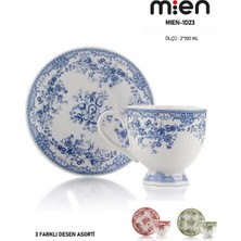 Mien 2’li Porselen Kahve Fincan Takımı – 100 ml (3 Farklı Renk Seçeneği)
