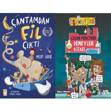 Timaş Çocuk Çantamdan Fil Çıktı (Mert Arık) ve Çılgın Fencinin Deneyler Kitabı-Pratik Sıvı Deneyleri