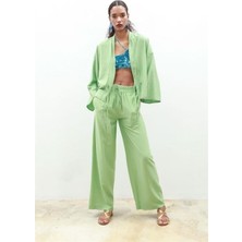 Sobe Blanca Plazzo Pantolon Takım 9852