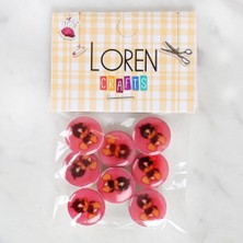Loren Crafts 8'li Ördek Düğme - 1209