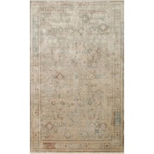 Kalesta Halı Andora 03 Beıge Yumuşak Dokulu Vintage Esintilere Sahip Over-Dyed Sık Dokuma Bambu Salon Halısı