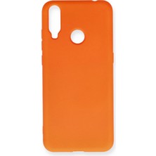 General Mobile Gm 10 Kılıf Nano Içi Kadife Silikon - Turuncu