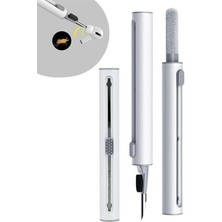 Mena Rise Pro Temizleyici Kit Süngerli 3'ü 1 Arada Temizleyici Kalem, Kablosuz Kulaklıklar Temiz Kalem, Toz Giderme Kulaklıkları Cep Telefonu Için Çok Fonksiyonlu Kulaklık Temizleme Kiti