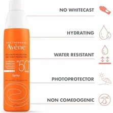 Mena Rise Avene Avene Güneş Koruyucu Sprey SPF50+ 200ML 1 Paket (1 x 1 Adet)